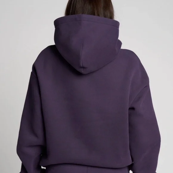 Comfit Women's  Purple Hoodie color is BLACKBERRY beautiful purple 💟 - Picture 2 of 3